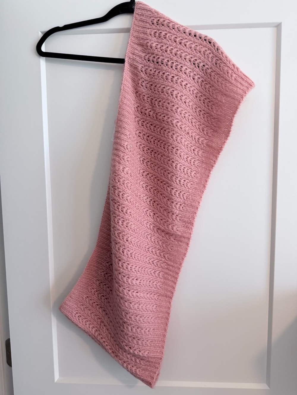 bp Pink Knit Scarf